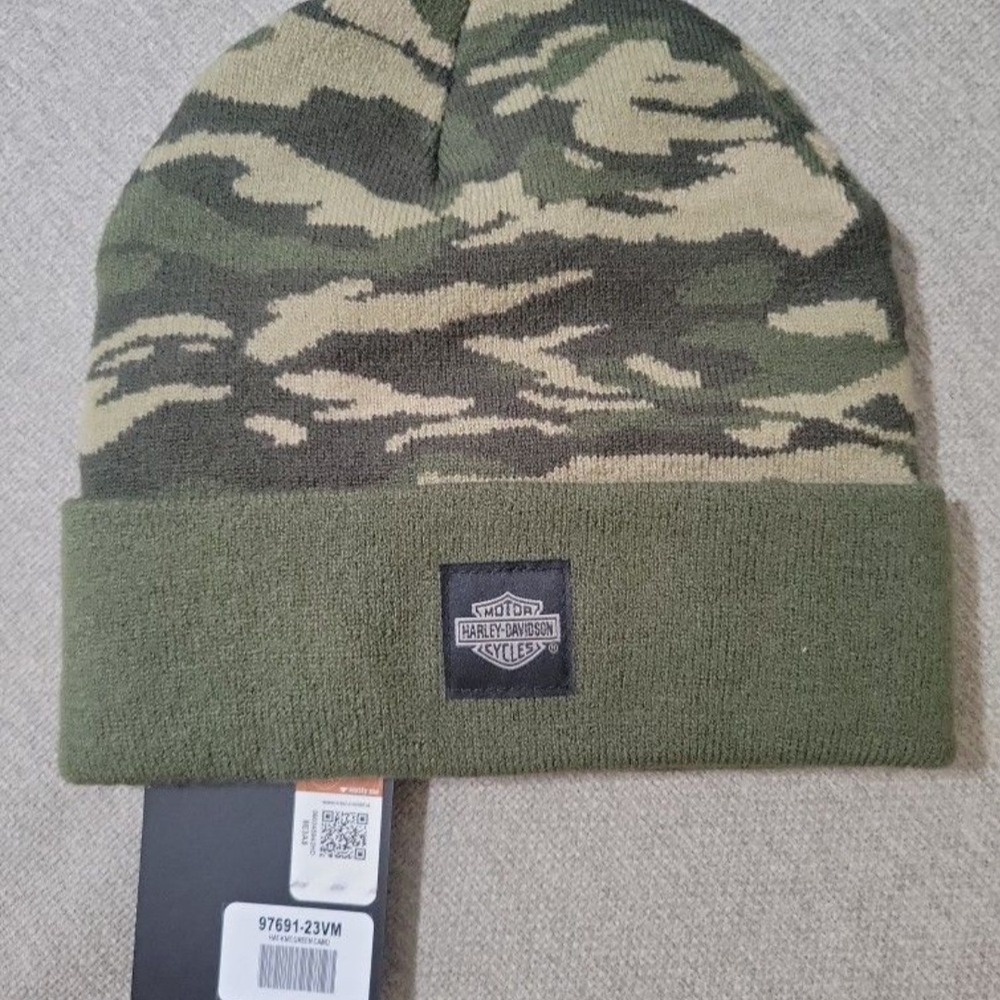 Harley-Davidson Green Camouflage Beanie